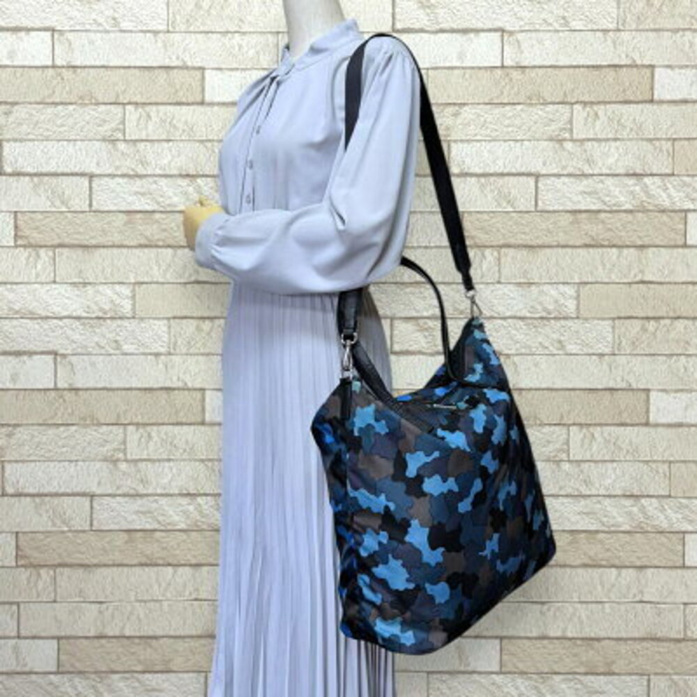 Prada camouflage shoulder bag blue - Picture 2 of 8
